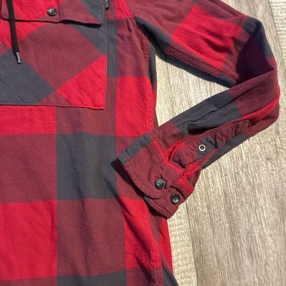 VALOR hooded‎ flannel shirt- size Small - Picture 5 of 8